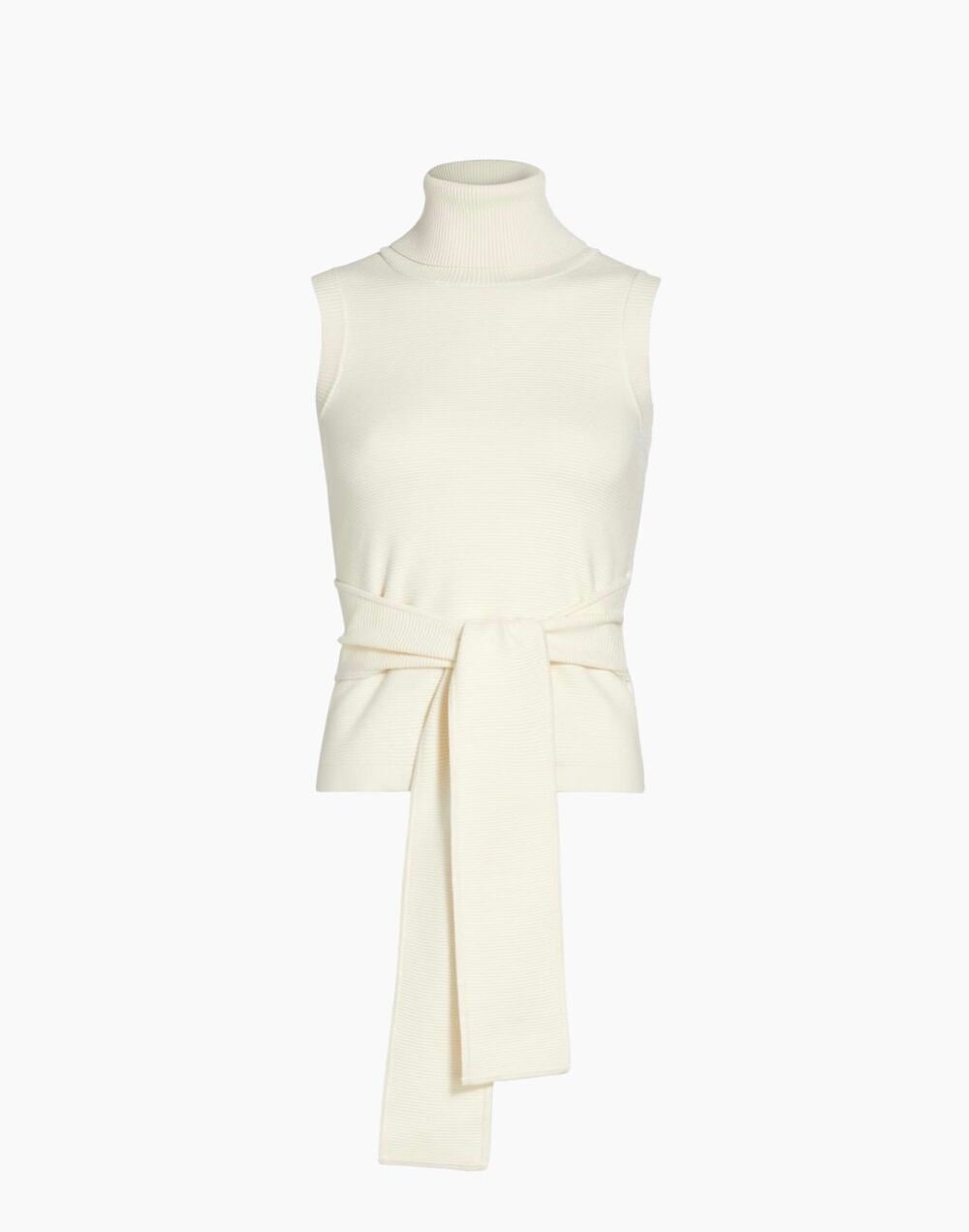 Toccin Celeste Rib Knit Sleeveless Sweater S